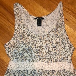 H&M Boho Floral Short Dress Size Small